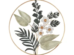 Decorazione da parete Fiore DUBNIUM Metallo 70 cm Verde