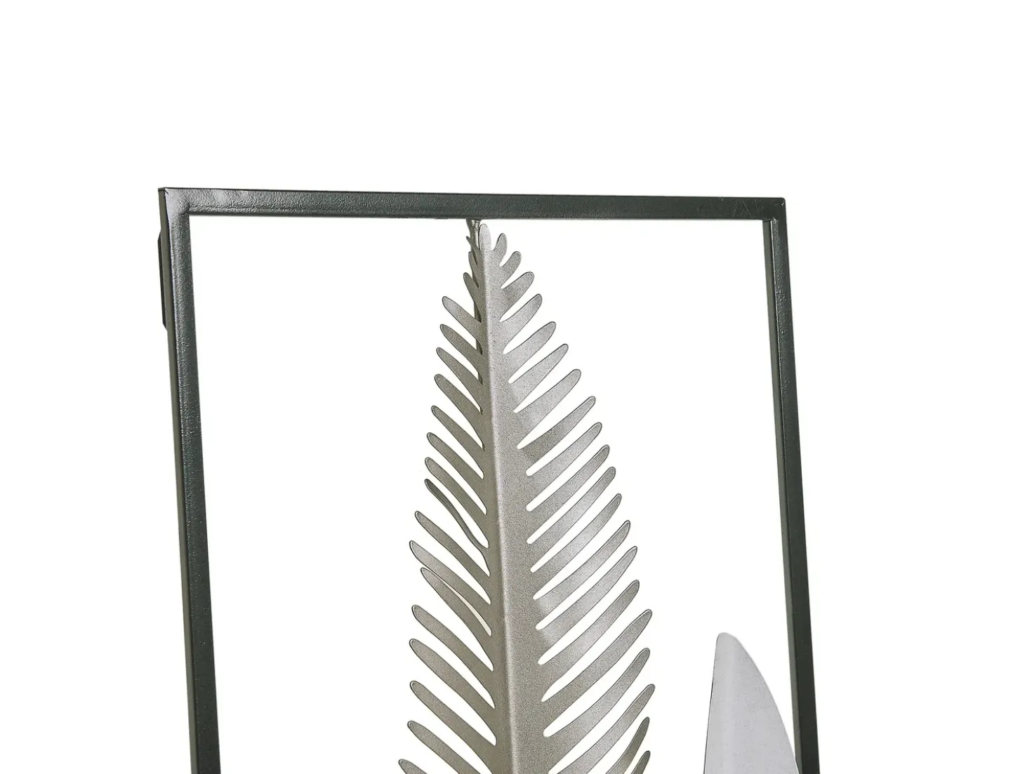 Decorazione da parete Foglia NIOBIUM Metallo 90 cm Argento