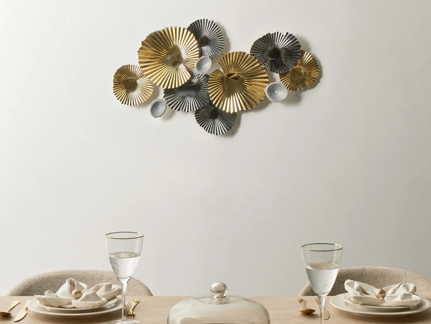 Decorazione da parete FRANCIUM Metallo 50 cm Multicolore