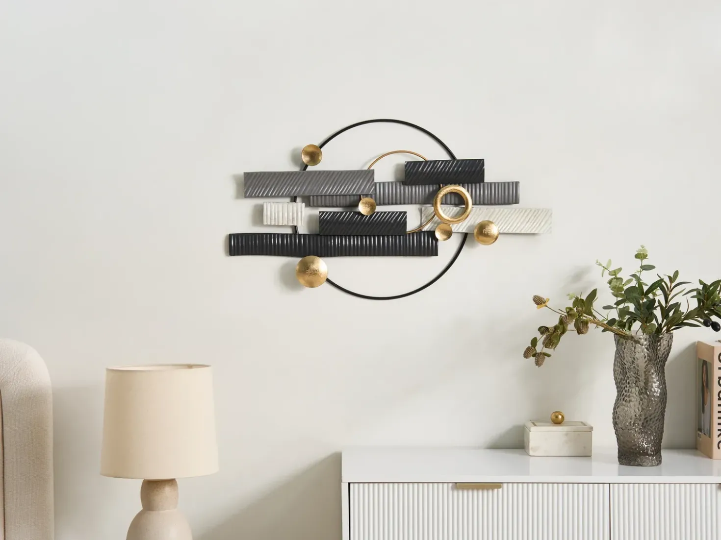 Decorazione da parete GLENADE Metallo 43 cm Multicolore