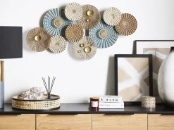 Decorazione da parete HASSIUM Metallo 48 cm Blu