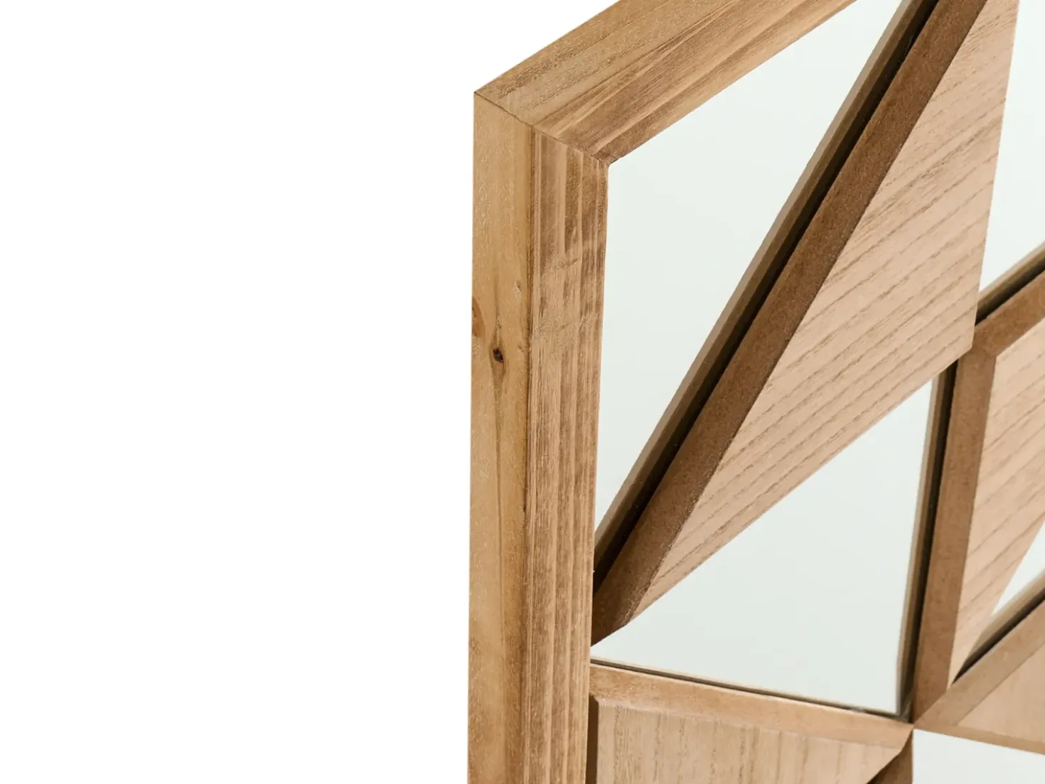 Decorazione da parete HIESVILLE Legno di abete 75 cm Marrone chiaro