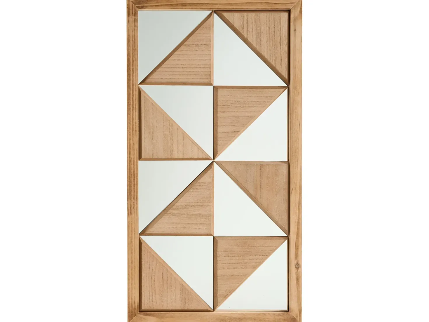 Decorazione da parete HIESVILLE Legno di abete 75 cm Marrone chiaro