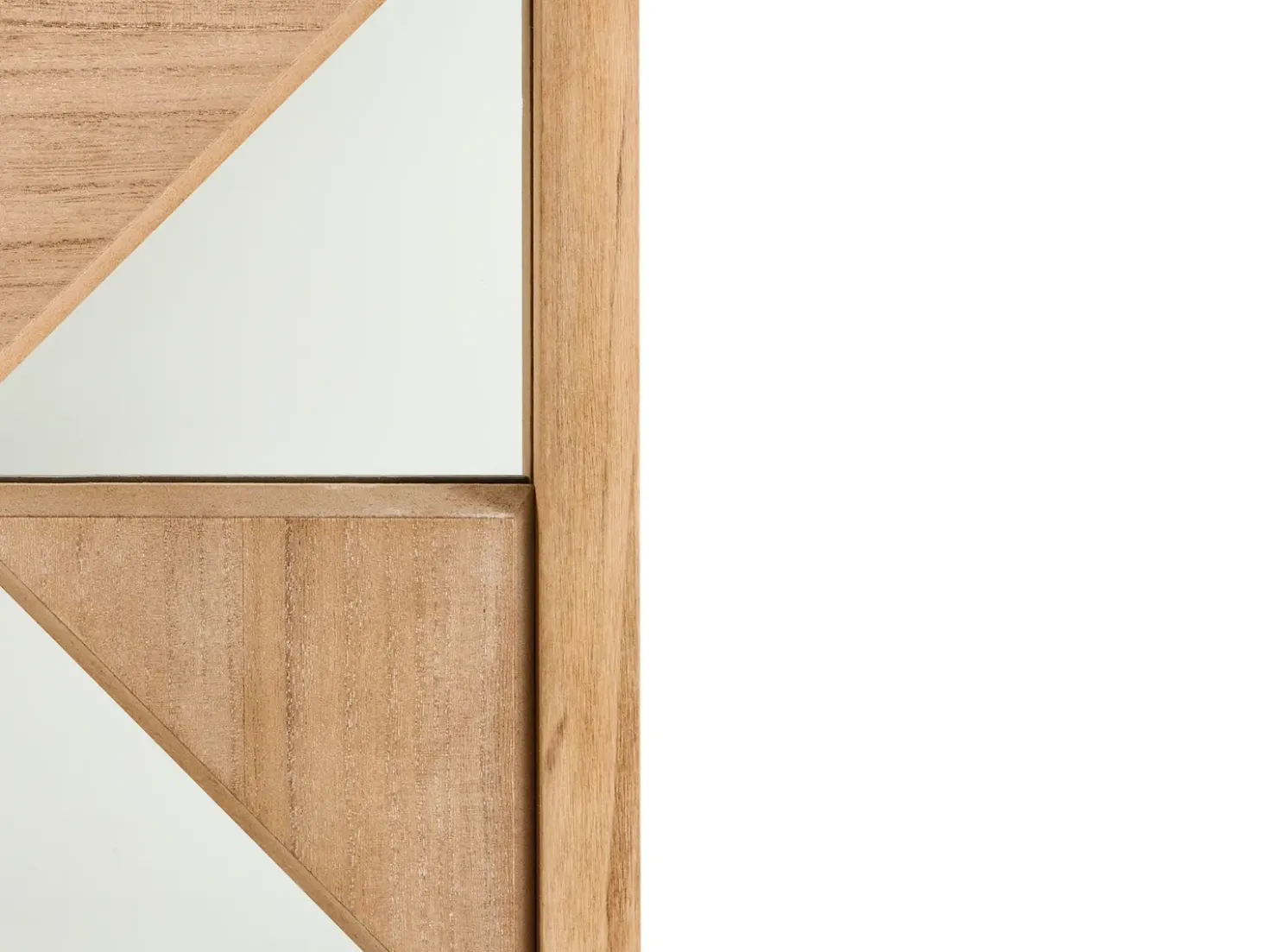 Decorazione da parete HIESVILLE Legno di abete 75 cm Marrone chiaro