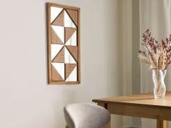 Decorazione da parete HIESVILLE Legno di abete 75 cm Marrone chiaro