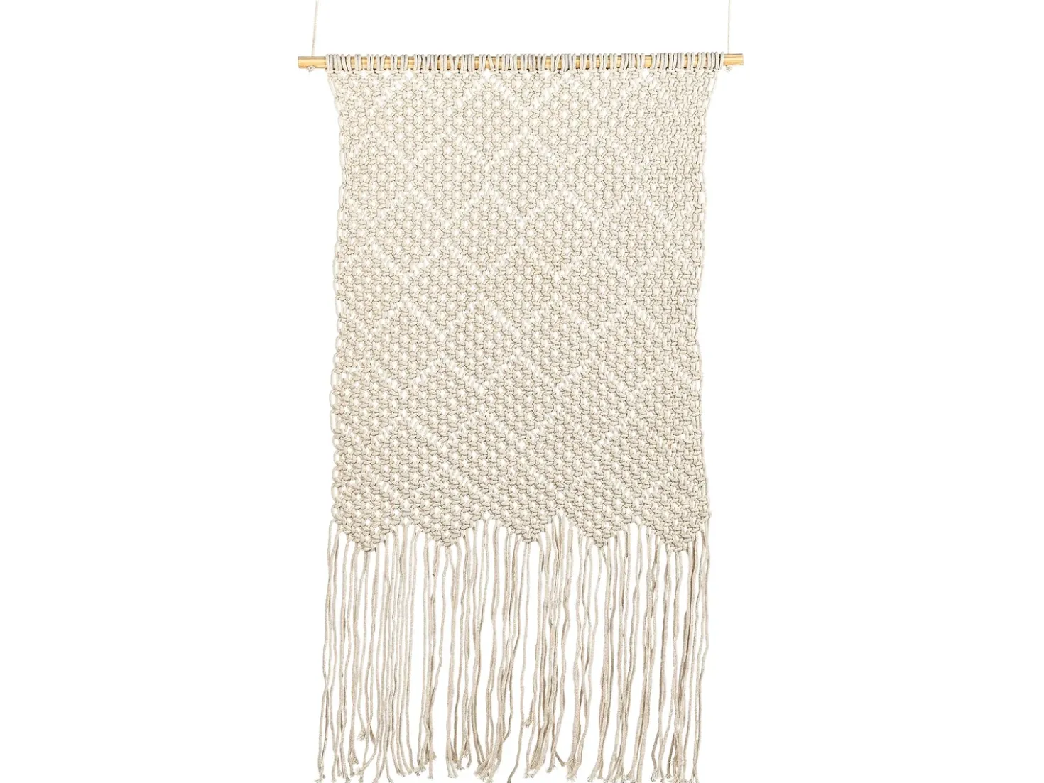 Decorazione da parete in tessuto OKARA Cotone 126 cm Beige
