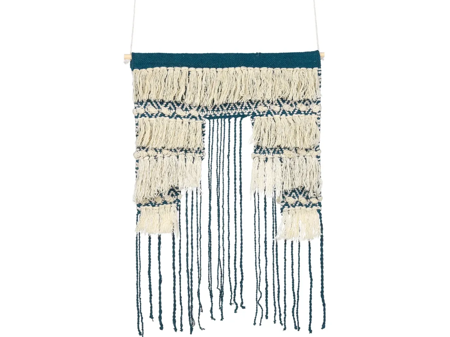 Decorazione da parete in tessuto NADRA Cotone 77 cm Beige chiaro