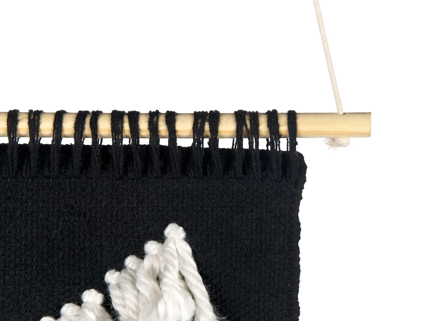 Decorazione da parete in tessuto PAKPATTAN Cotone 123 cm Nero