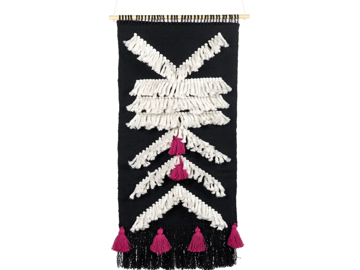 Decorazione da parete in tessuto PAKPATTAN Cotone 123 cm Nero