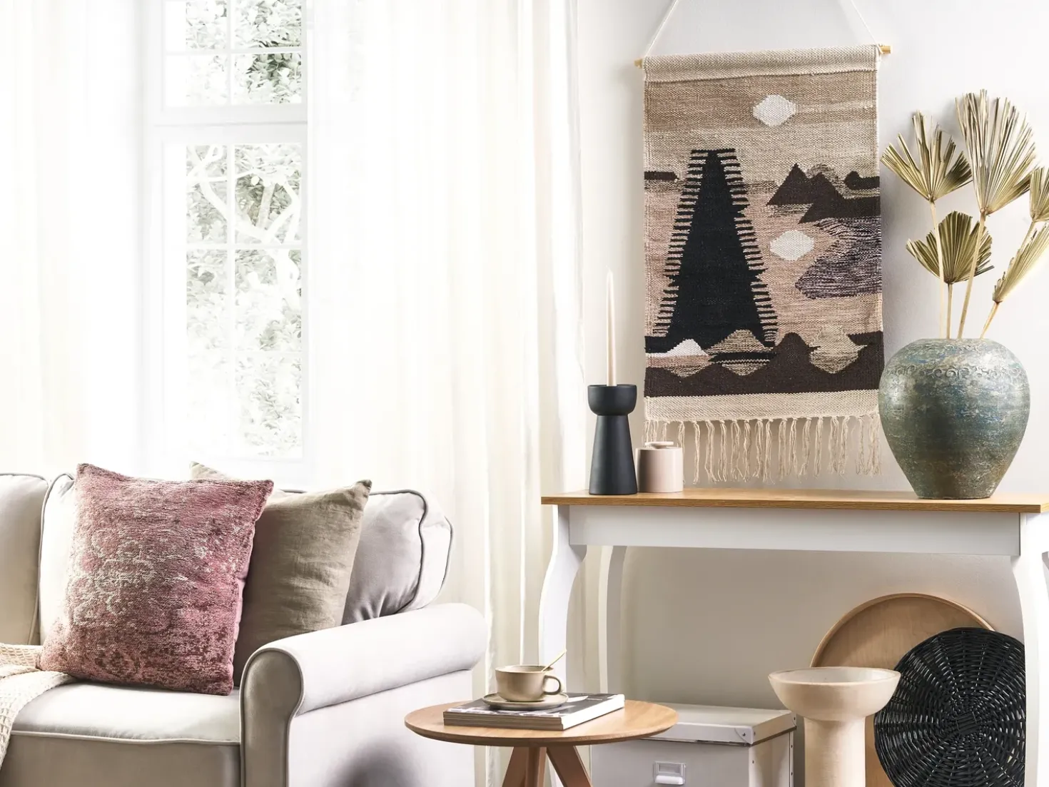 Decorazione da parete in tessuto SANGAR Cotone 84 cm Multicolore