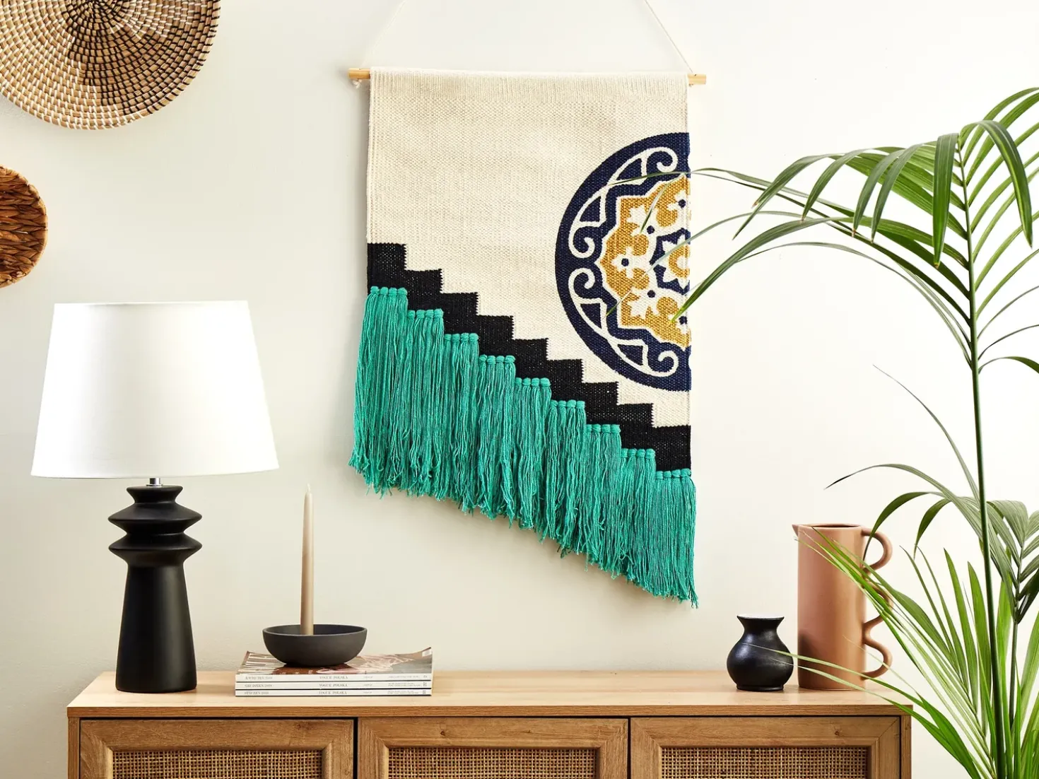 Decorazione da parete in tessuto NOWSHERA Cotone 110 cm Multicolore