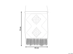 Decorazione da parete in tessuto SABO Cotone 75 cm Beige
