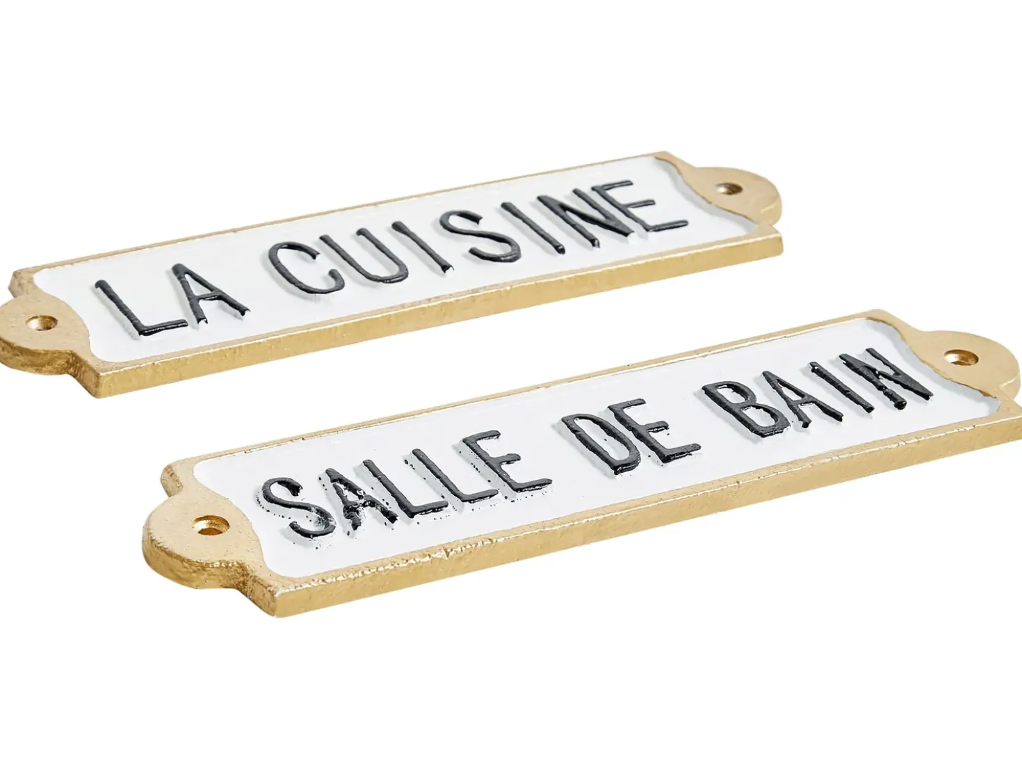 Decorazione da parete ISERE 6 cm Bianco