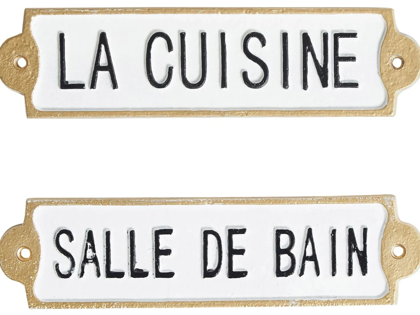 Decorazione da parete ISERE 6 cm Bianco
