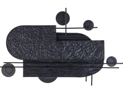 Decorazione da parete LUTETIUM Metallo 55 cm Nero