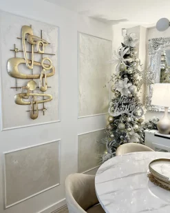Decorazione da parete MANGANESE Metallo 50 cm Oro