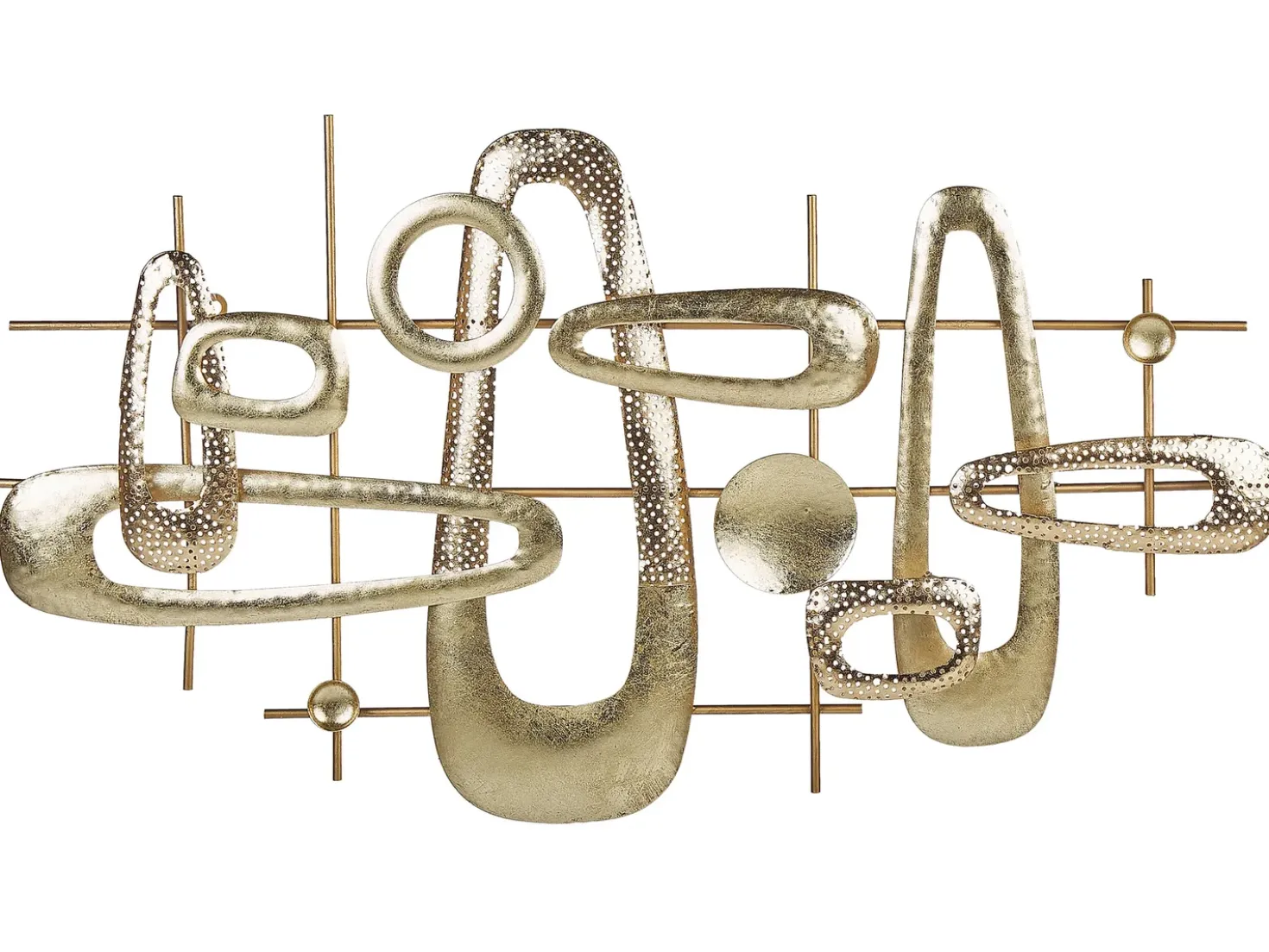 Decorazione da parete MANGANESE Metallo 50 cm Oro