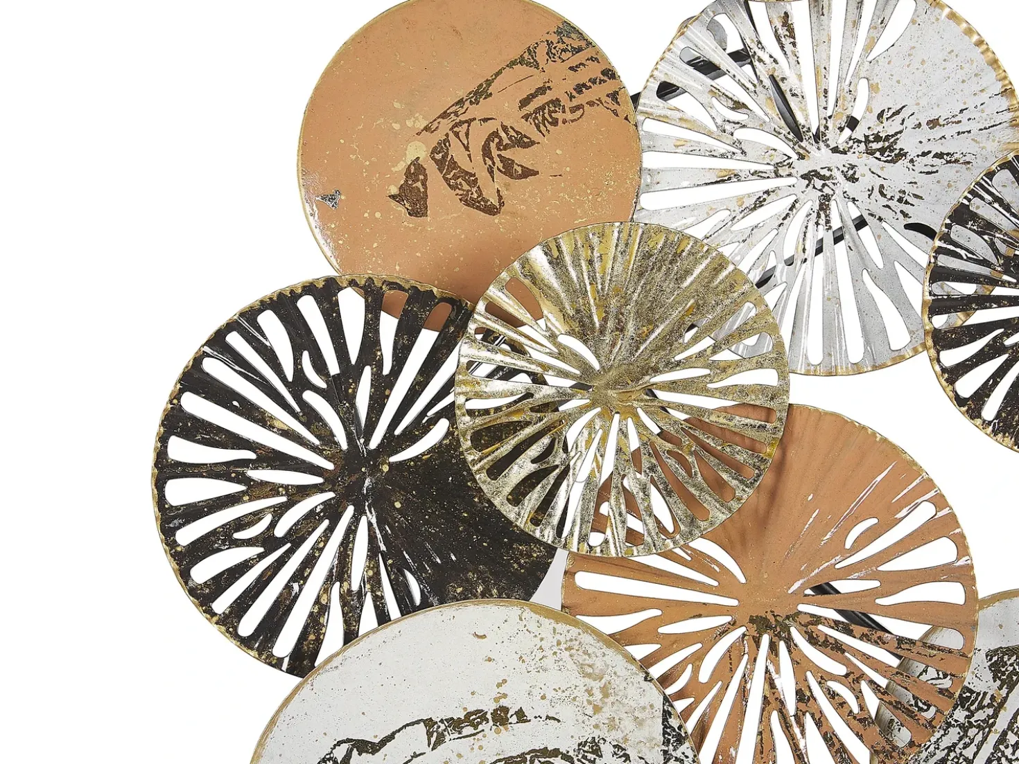 Decorazione da parete OSMIUM Metallo 50 cm Argento