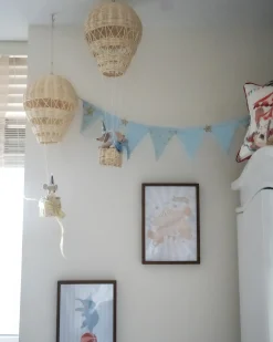 Decorazione da parete Palloncino BEMBA Rattan 60 cm Naturale