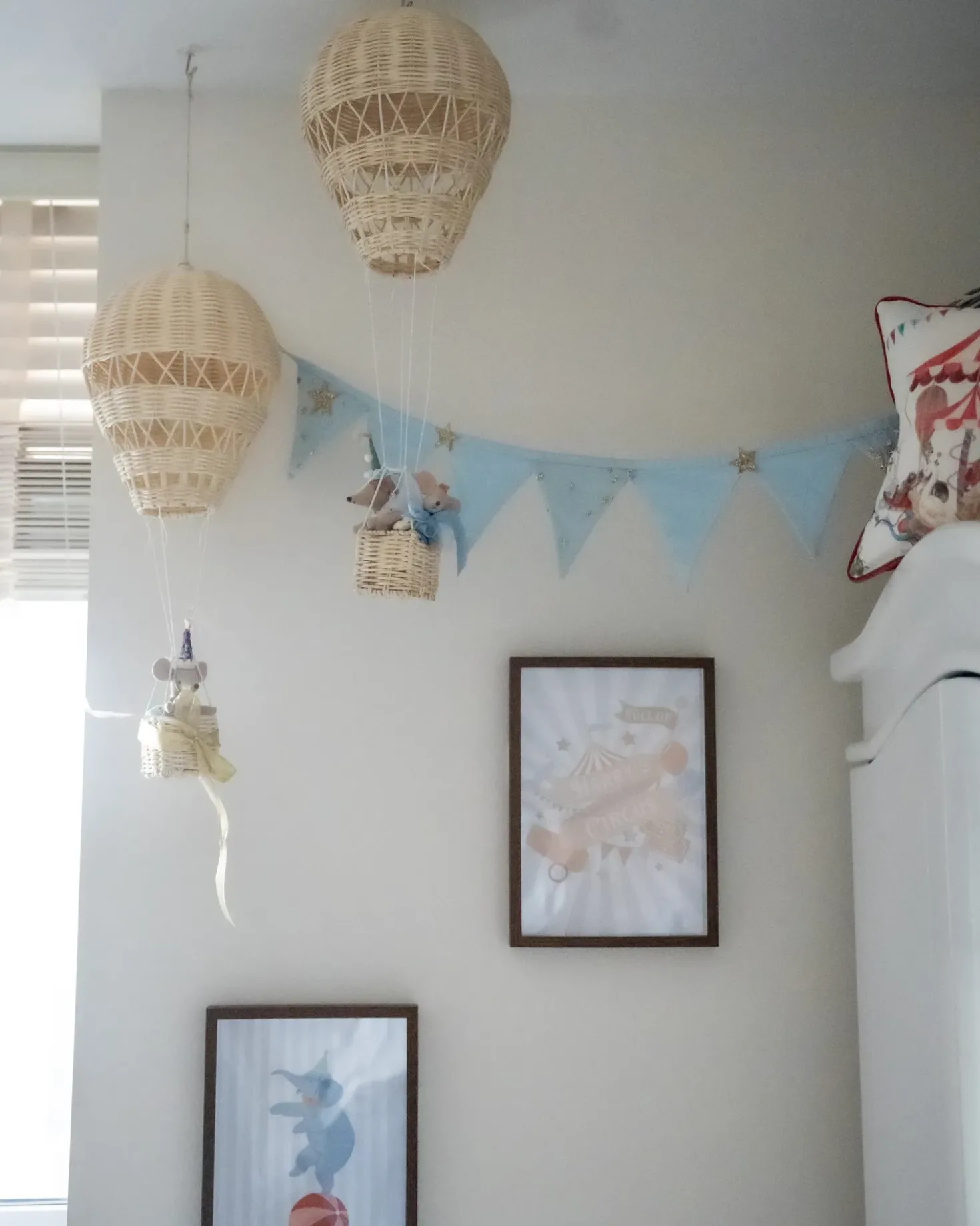 Decorazione da parete Palloncino BEMBA Rattan 60 cm Naturale