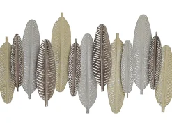 Decorazione da parete Piuma ANTIMONY Metallo 37 cm Argento