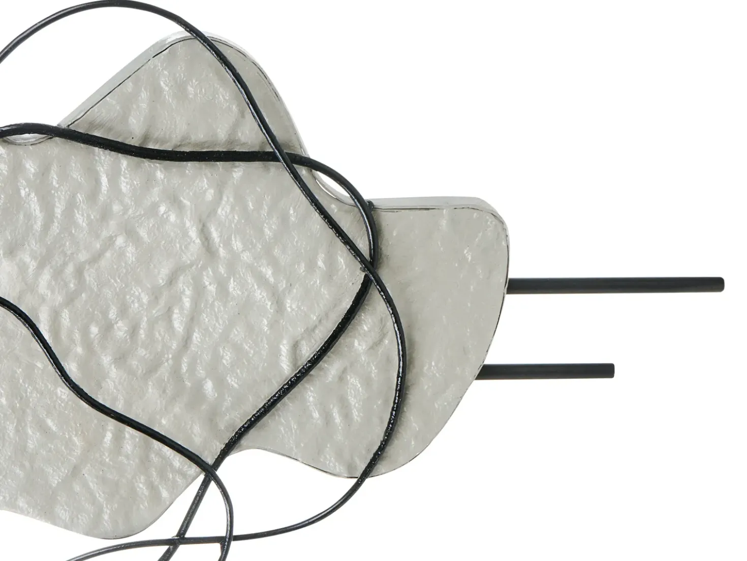 Decorazione da parete SALLINS Metallo 48 cm Nero