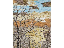 Decorazione da parete TAMIANG Vetro 80 cm Multicolore