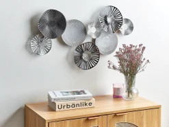 Decorazione da parete TENNESSINE Metallo 49 cm Nero