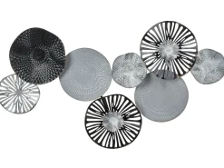 Decorazione da parete TENNESSINE Metallo 49 cm Nero