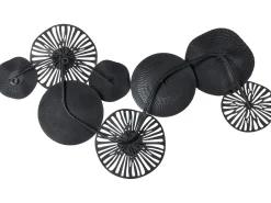 Decorazione da parete TENNESSINE Metallo 49 cm Nero