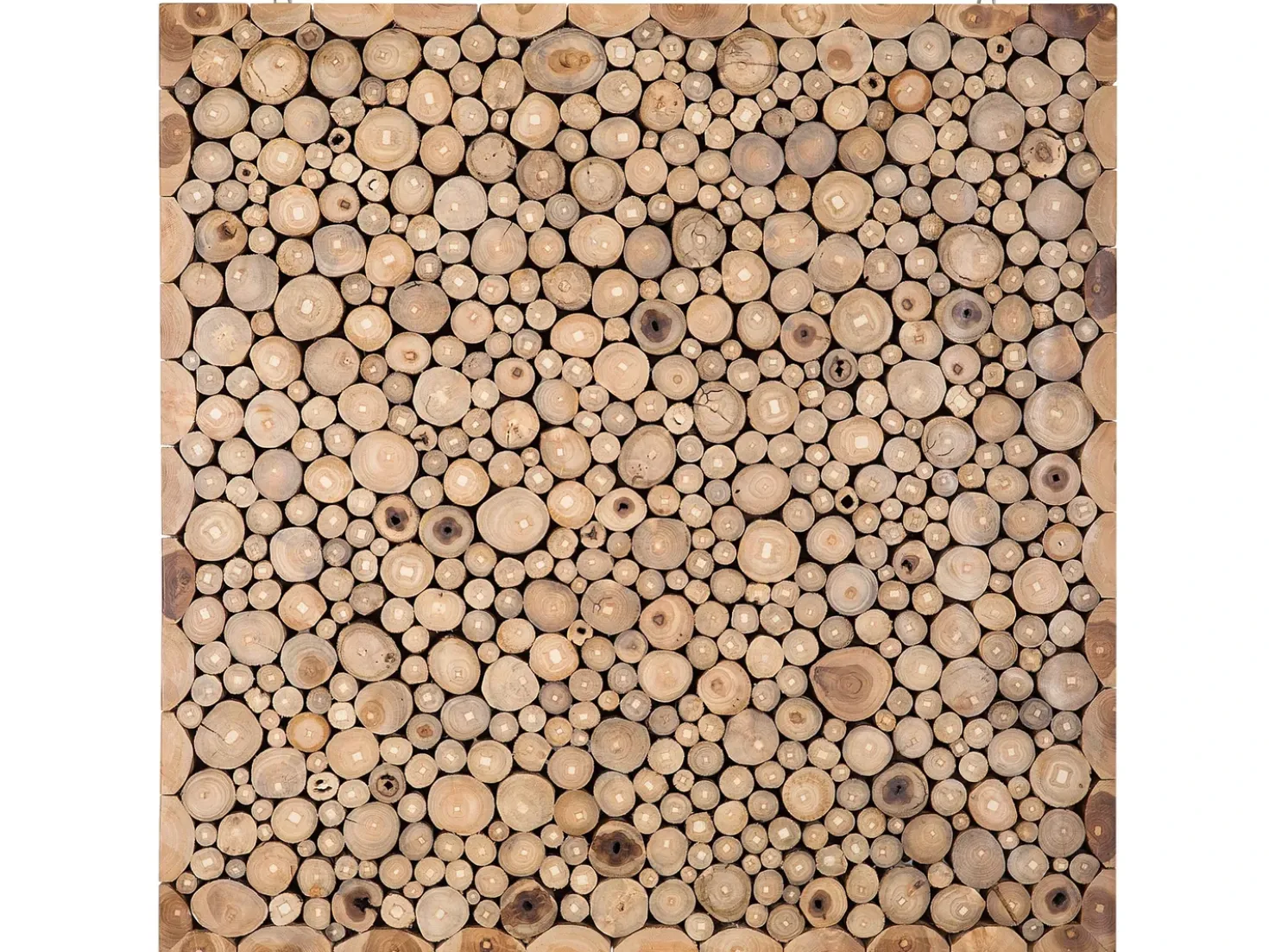Decorazione da parete TWIG Legno di teak 85 cm Marrone chiaro