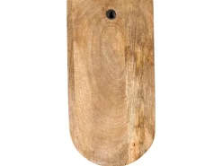 Decorazione da parete Volto JIMETA Legno di mango 40 cm Blu