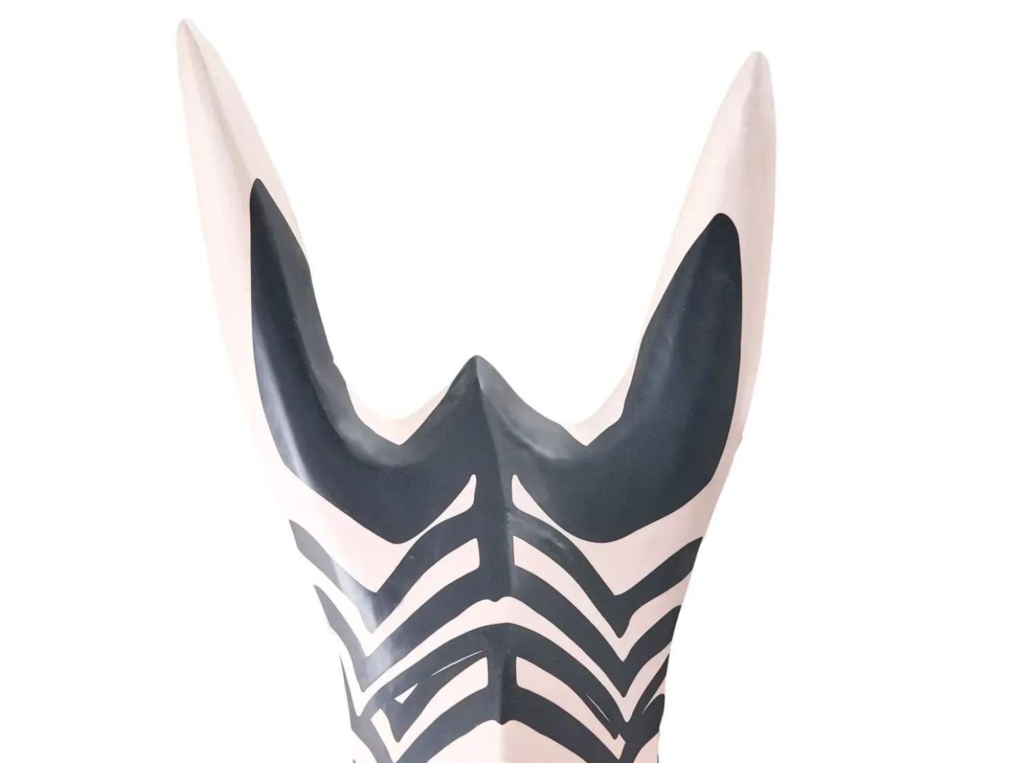Decorazione da parete Zebra GBOKO Legno di mango 80 cm Nero/Bianco