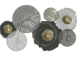 Decorazione da parete ZIRCONIUM Metallo 38 cm Nero