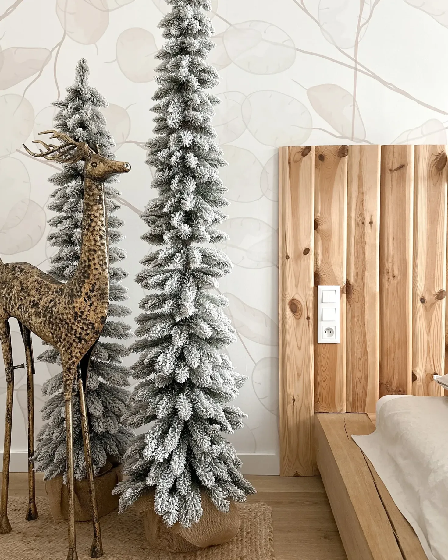 Decorazione natalizia a pavimento PELLO Renna 126 cm Oro