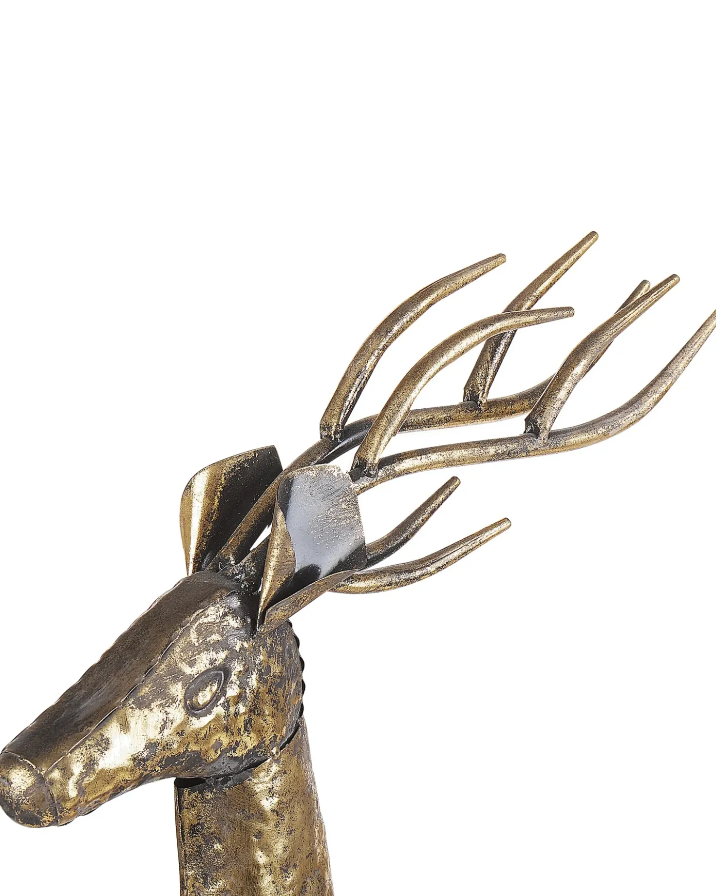 Decorazione natalizia a pavimento PELLO Renna 126 cm Oro