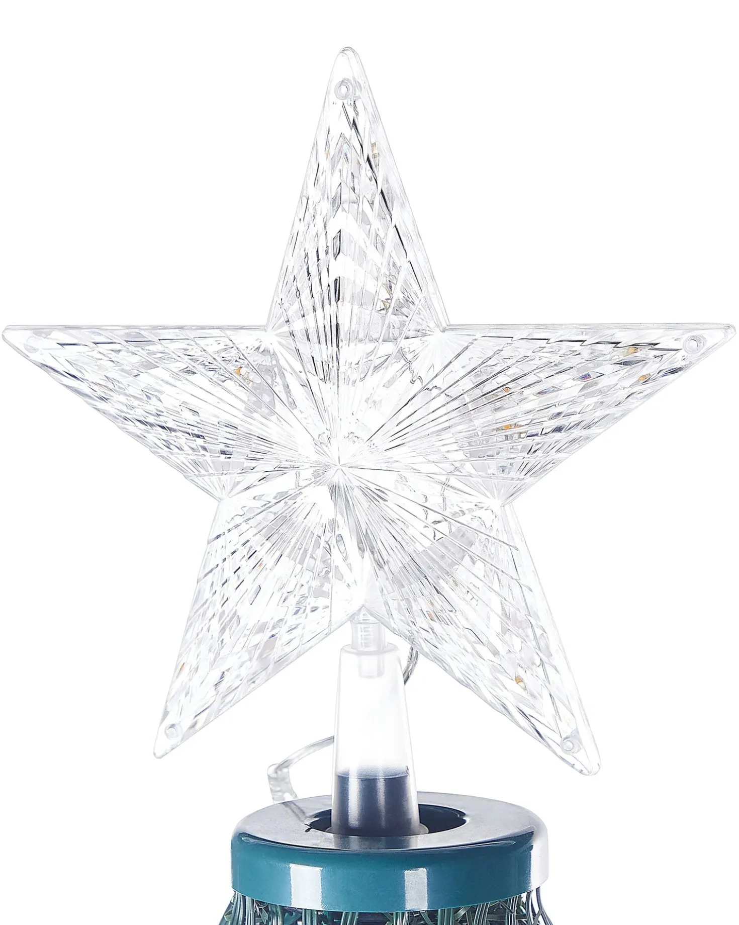Decorazione natalizia a pavimento Smart LED con App SAARLOQ Albero di Natale 160 cm Verde