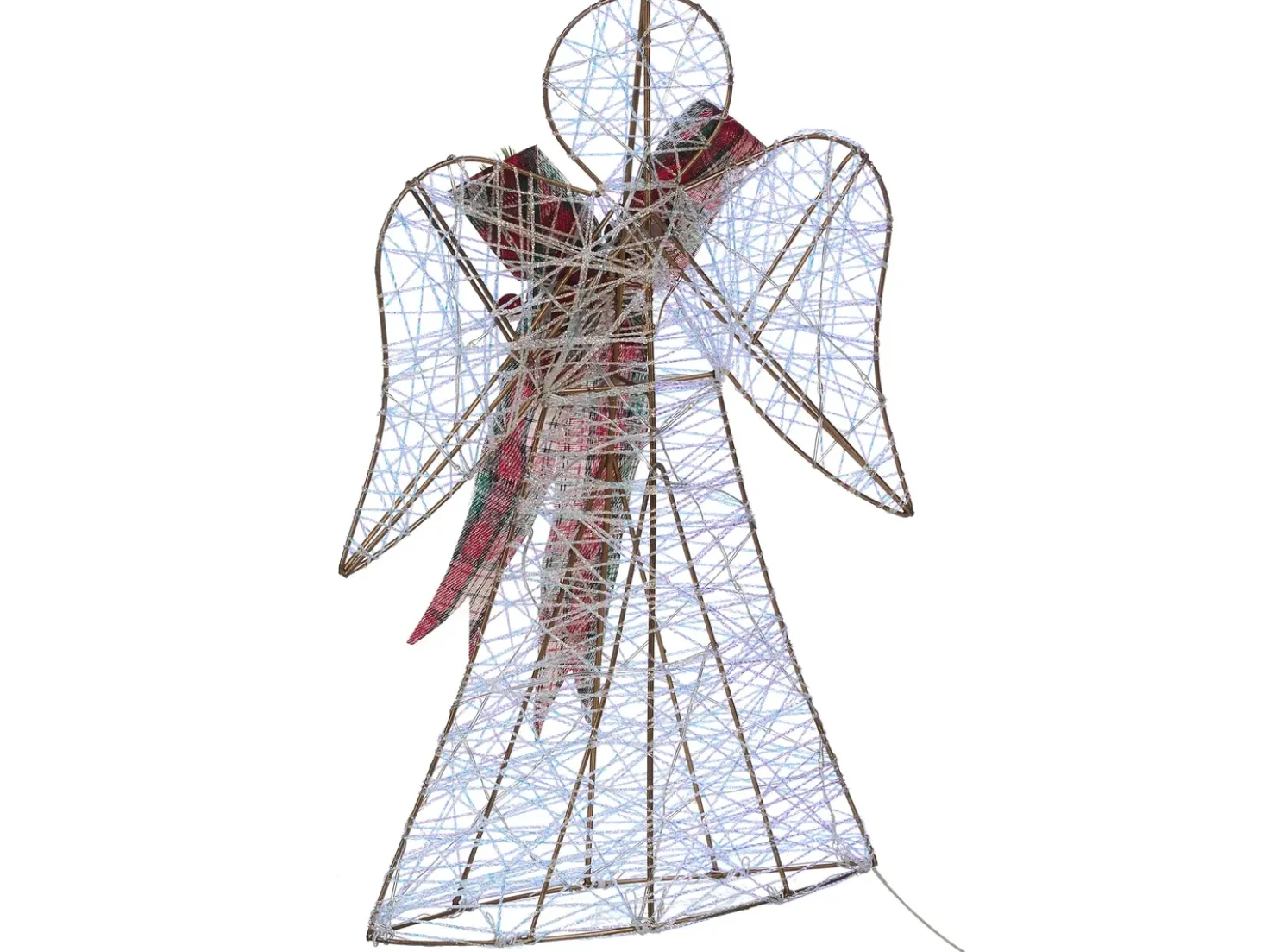 Decorazione natalizia ANNSJON Angelo 30/40 cm Multicolore