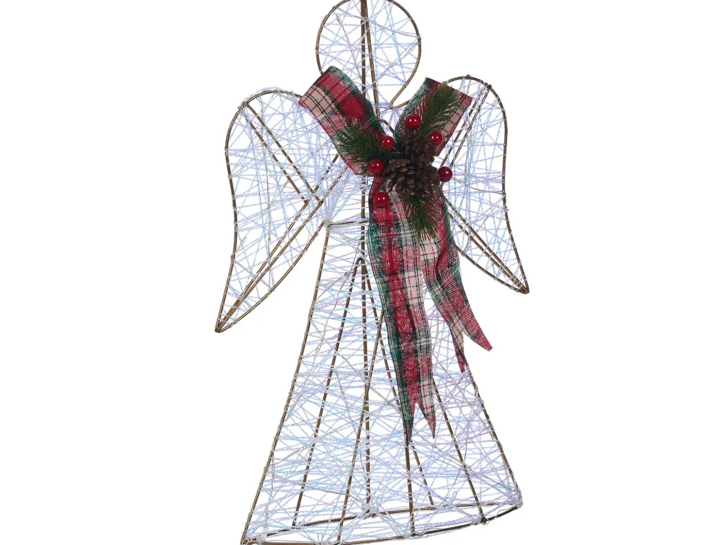 Decorazione natalizia ANNSJON Angelo 30/40 cm Multicolore