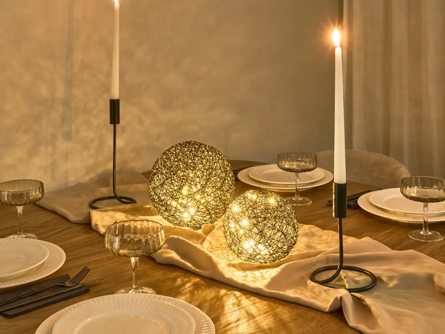 Decorazione natalizia BOLMEN Palla di Natale 15/20 cm Nero
