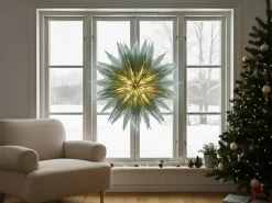 Decorazione natalizia GRONA Stella 96 cm Verde
