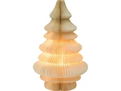 Decorazione natalizia Lampada da tavolo DREVJA Albero di Natale 51 cm Beige
