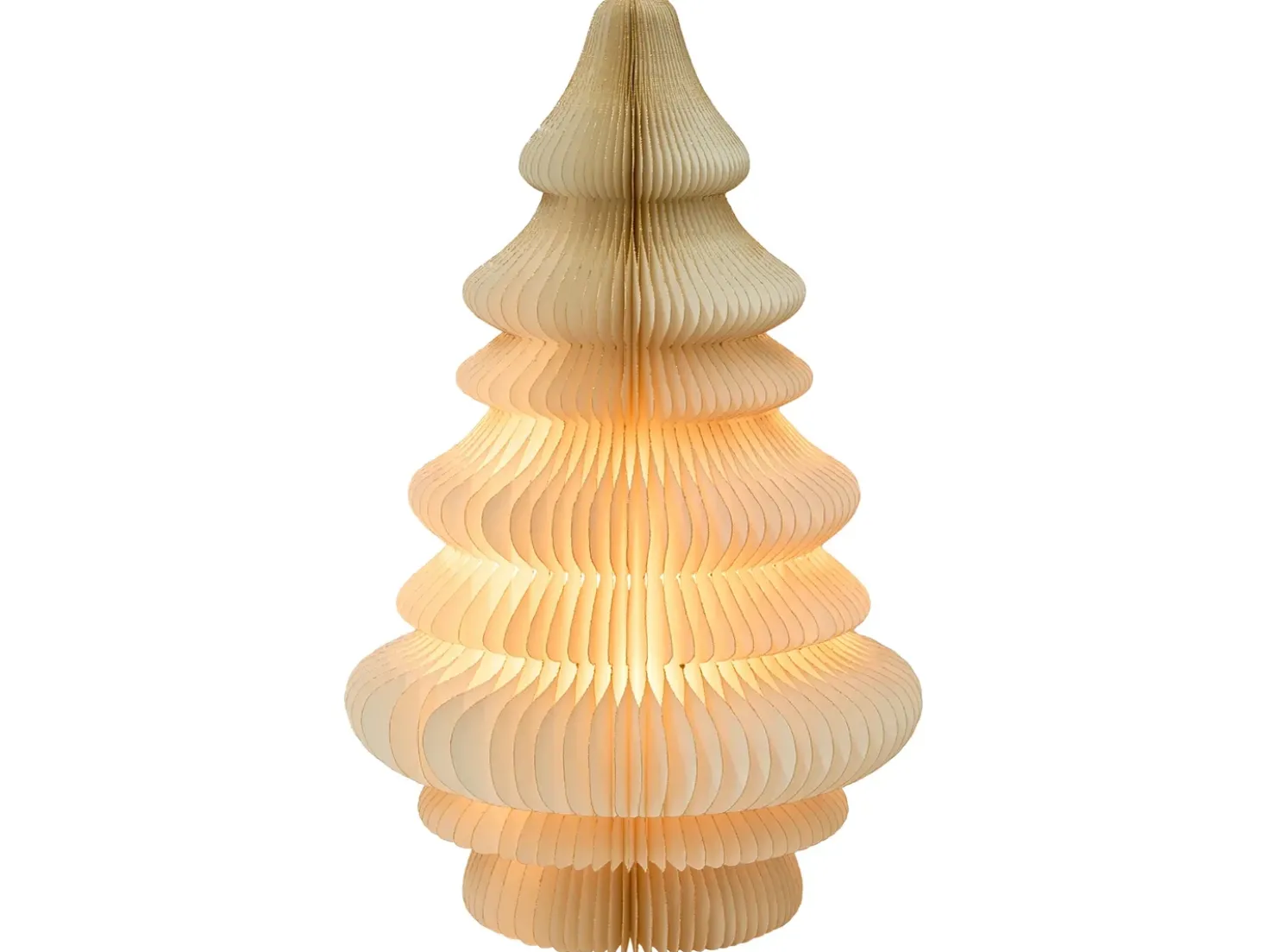 Decorazione natalizia Lampada da tavolo DREVJA Albero di Natale 51 cm Beige
