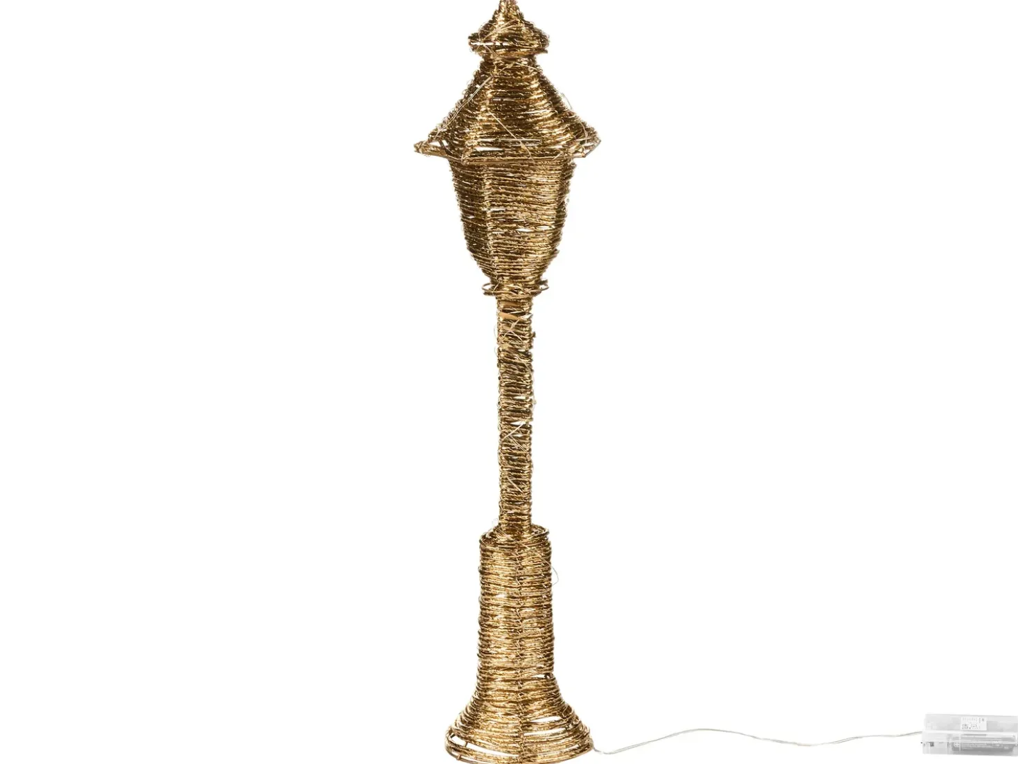 Decorazione natalizia LED ALFTANES Lampada da palo 62 cm Oro