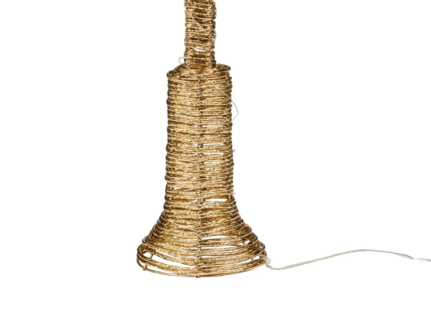 Decorazione natalizia LED ALFTANES Lampada da palo 62 cm Oro