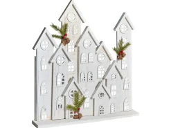 Decorazione natalizia LED MAAVESI Casa 53 cm Bianco