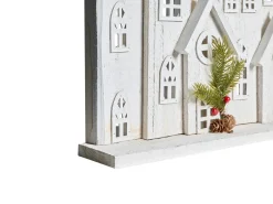 Decorazione natalizia LED MAAVESI Casa 53 cm Bianco