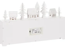 Decorazione natalizia LED MUONIO Calendario dell'Avvento 24 cm Bianco