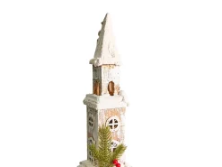 Decorazione natalizia LED NASIJARVI Casa 85 cm Marrone chiaro