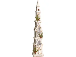 Decorazione natalizia LED NASIJARVI Casa 85 cm Marrone chiaro